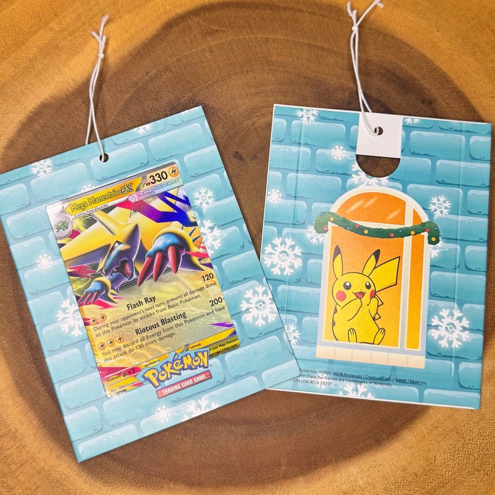 Pokemon TCG Holiday Ornament Set (19 Total) Classroom Gift Pikachu Party Gamer